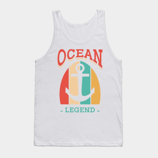 Ocean Legend Tank Top by VEKTORKITA